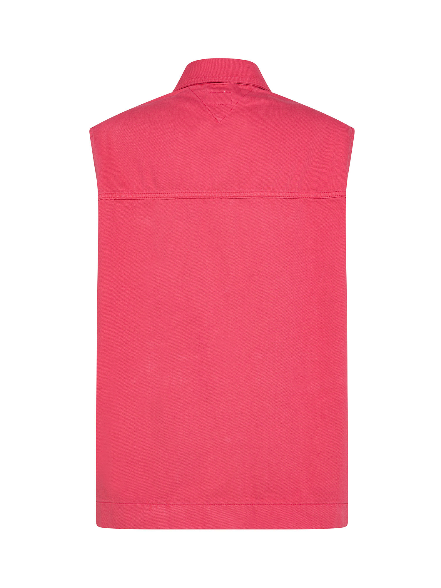Tommy Jeans - Gilet in denim colorato, Rosa fuxia, large image number 1