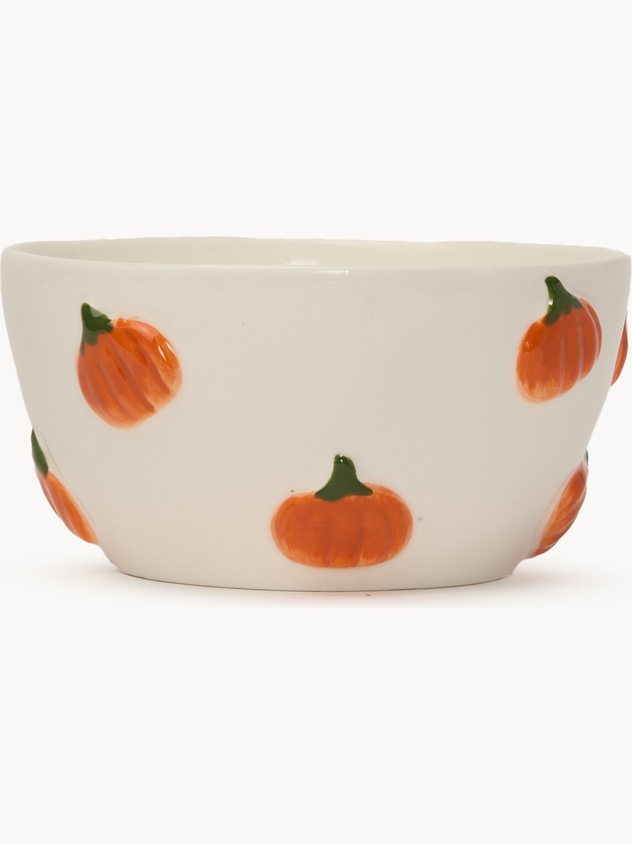 Coppetta in stoneware decoro zucche