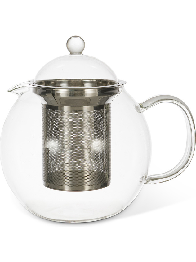 1,2L borosilicate glass teapot