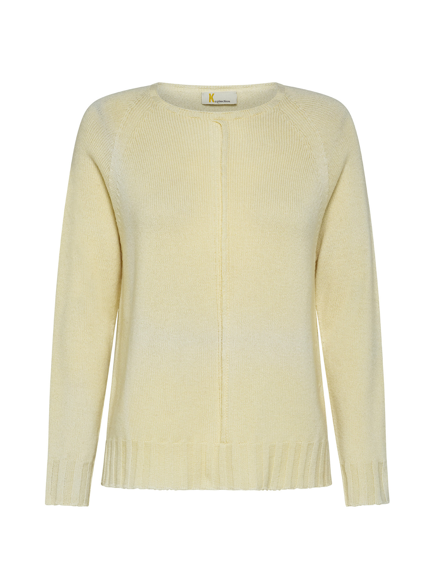 K Collection - Crewneck pullover, Ecru, large image number 0