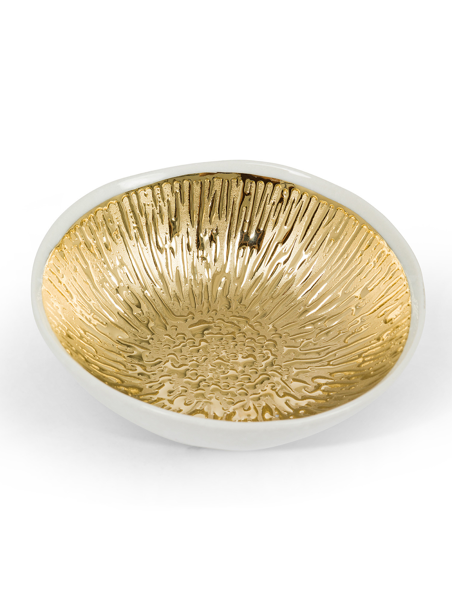Coppa in stoneware oro, Oro, large image number 1