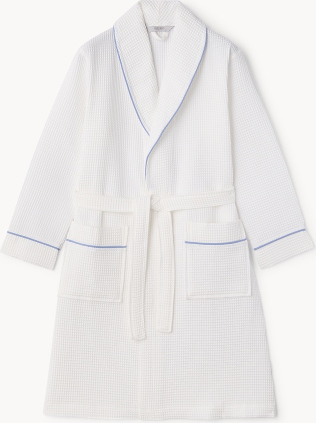 Accappatoio a kimono in cotone nido d'ape