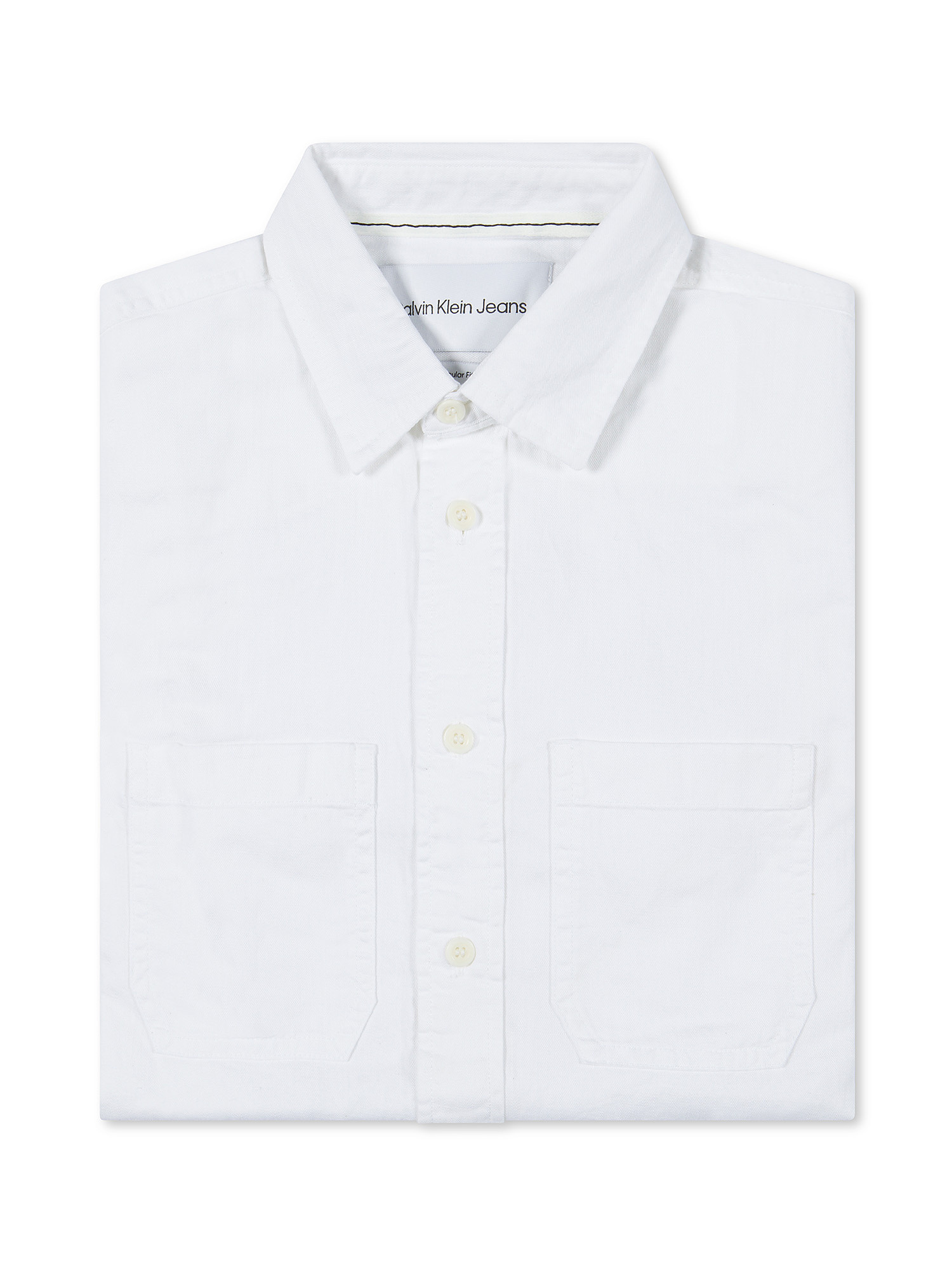 Calvin Klein Jeans - Shirt with double pocket, White, large image number 2