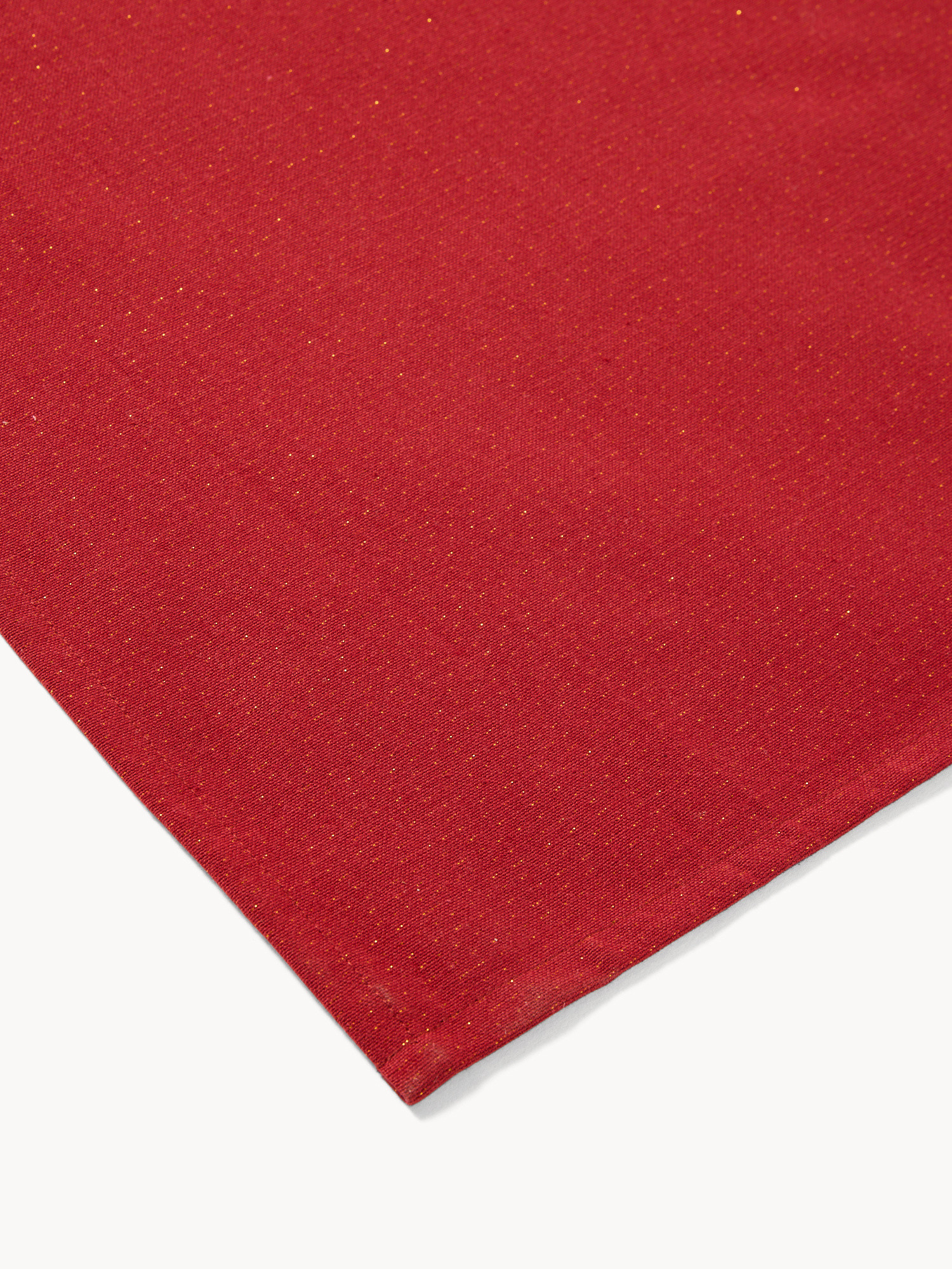 Cotton and lurex centerpiece, Red, large image number 1