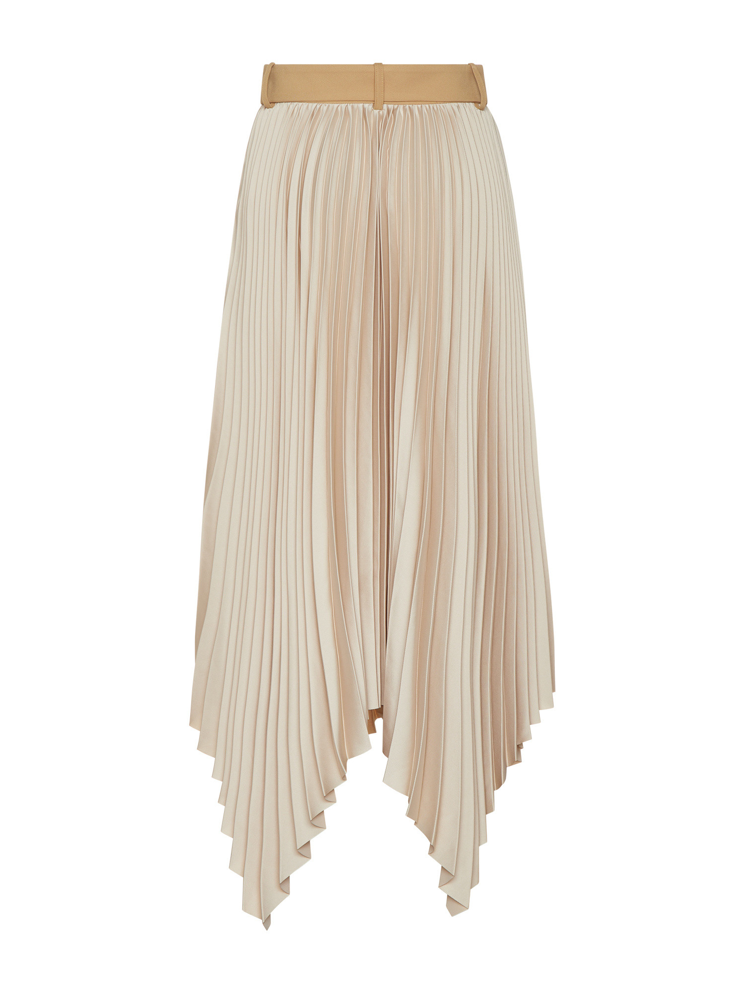 Guess - Asymmetric pleated skirt, Cream, large image number 1
