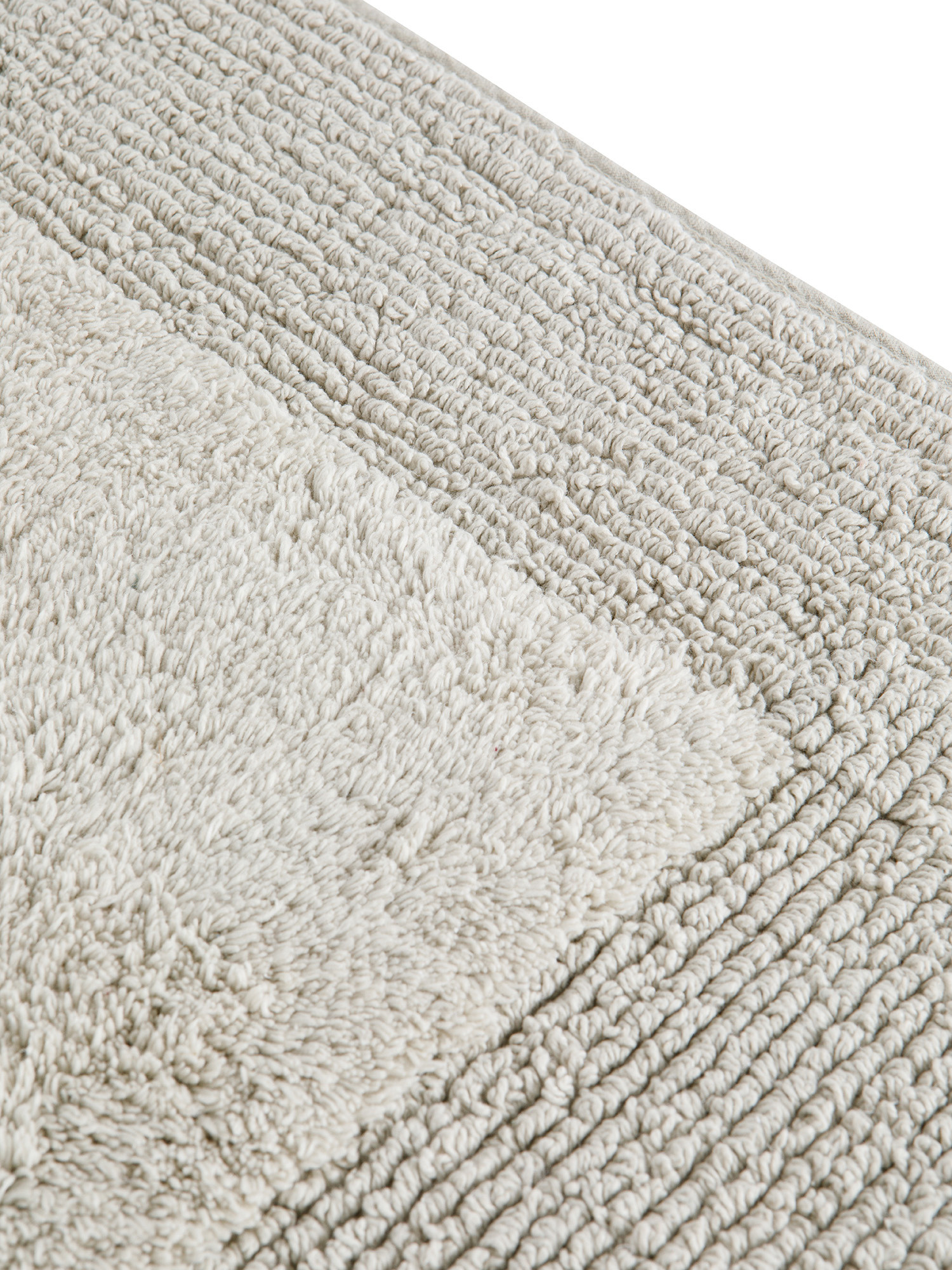 Tappeto bagno in spugna di cotone, Grigio perla, large image number 1
