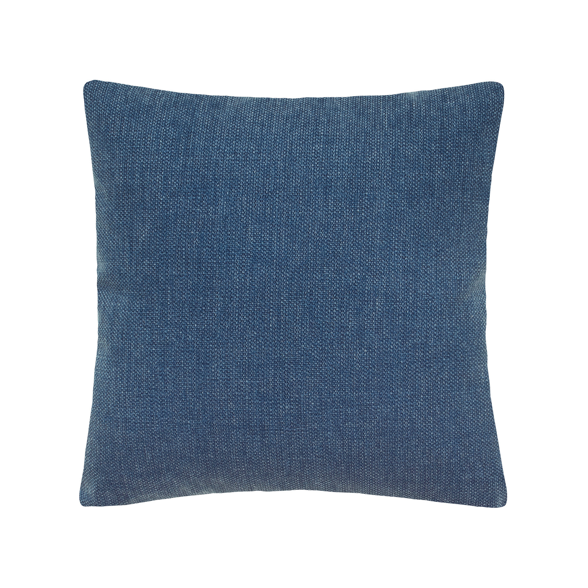 Cuscino tinta unita effetto sfumato, Blu Melange, large image number 0