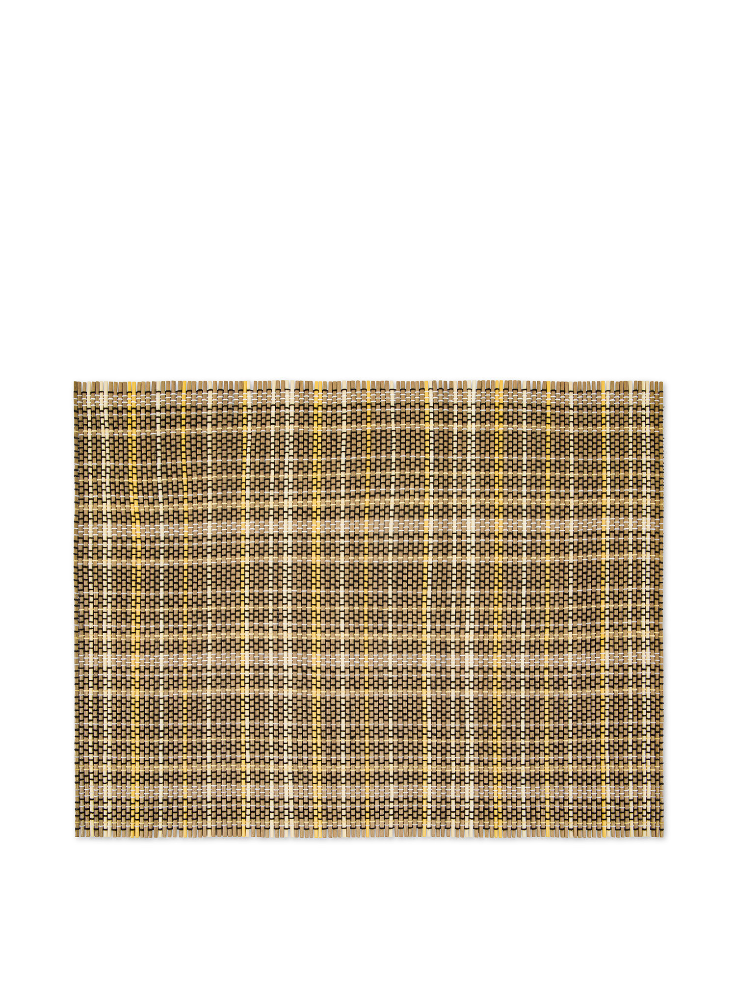 Bamboo placemat, Brown, large image number 0