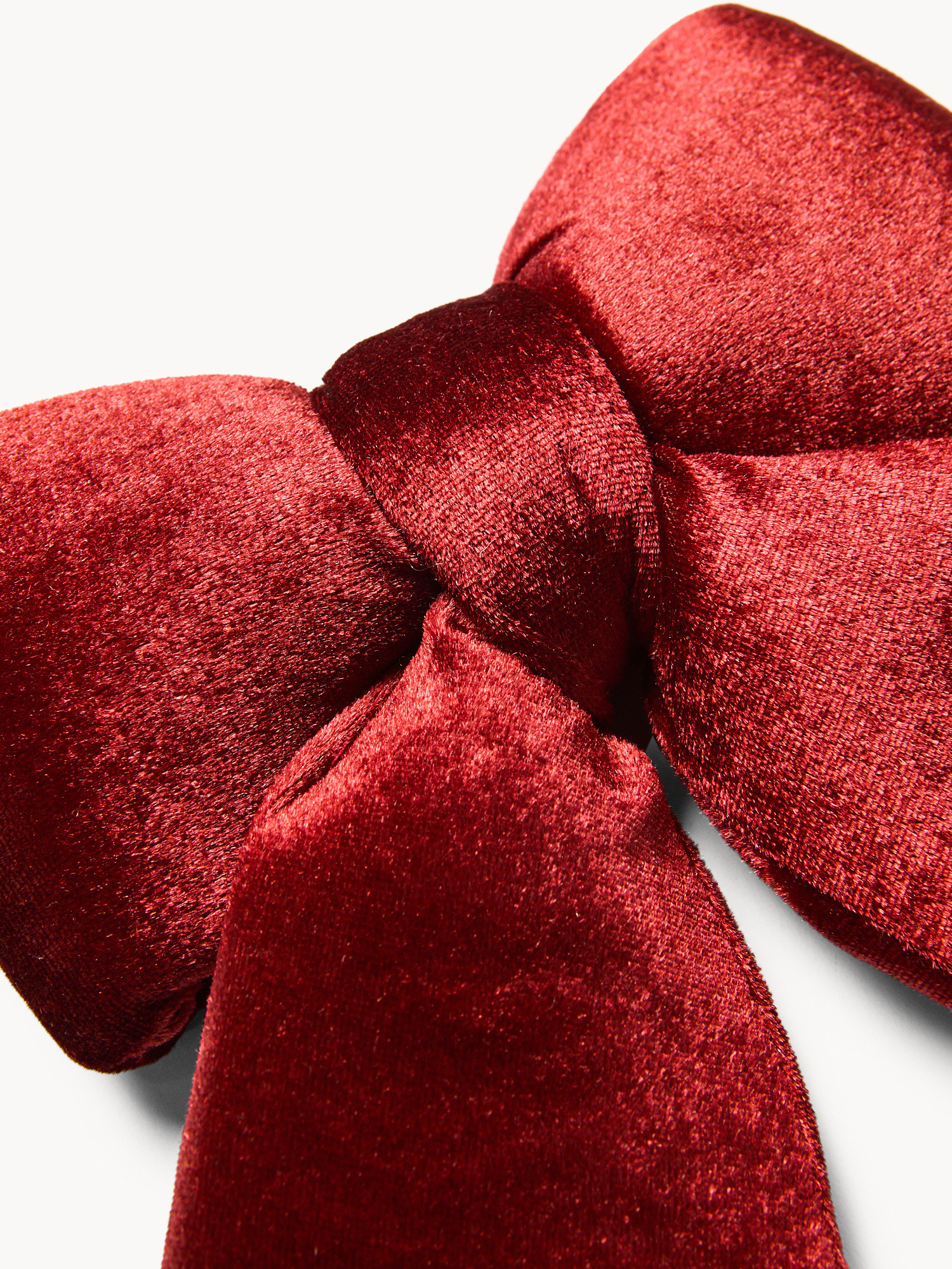 Fiocco in velluto, Rosso, large image number 1