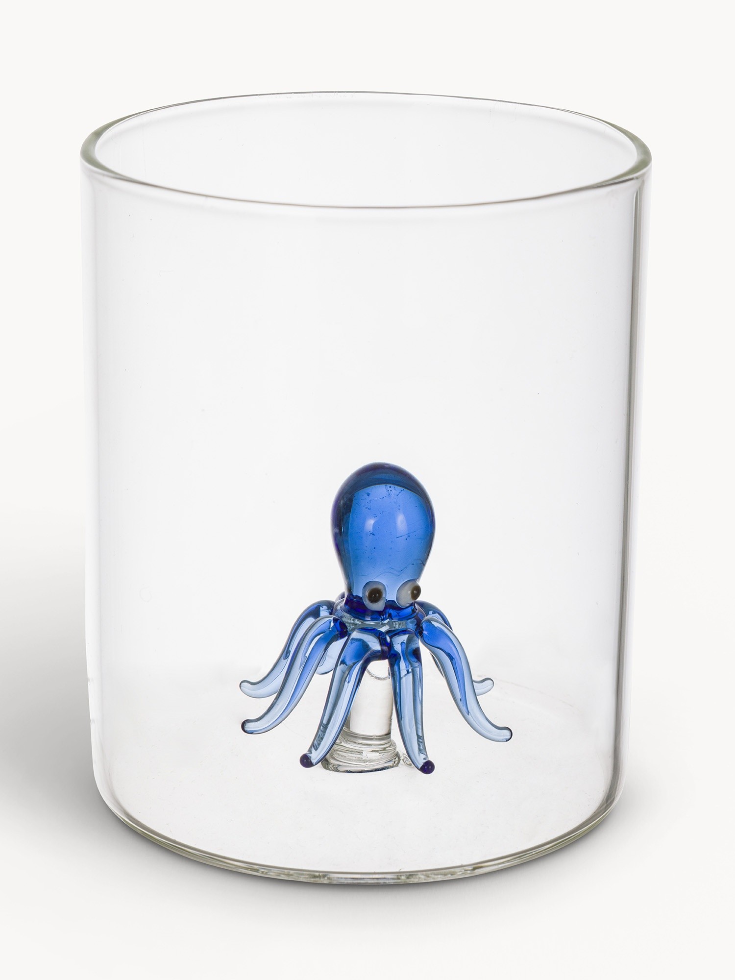 Borosilicate glass carafe with octopus detail, Transparent, large image number 1
