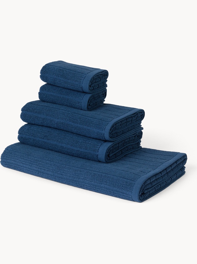 Set of 5 Pure Cotton Towels - Discounted Price