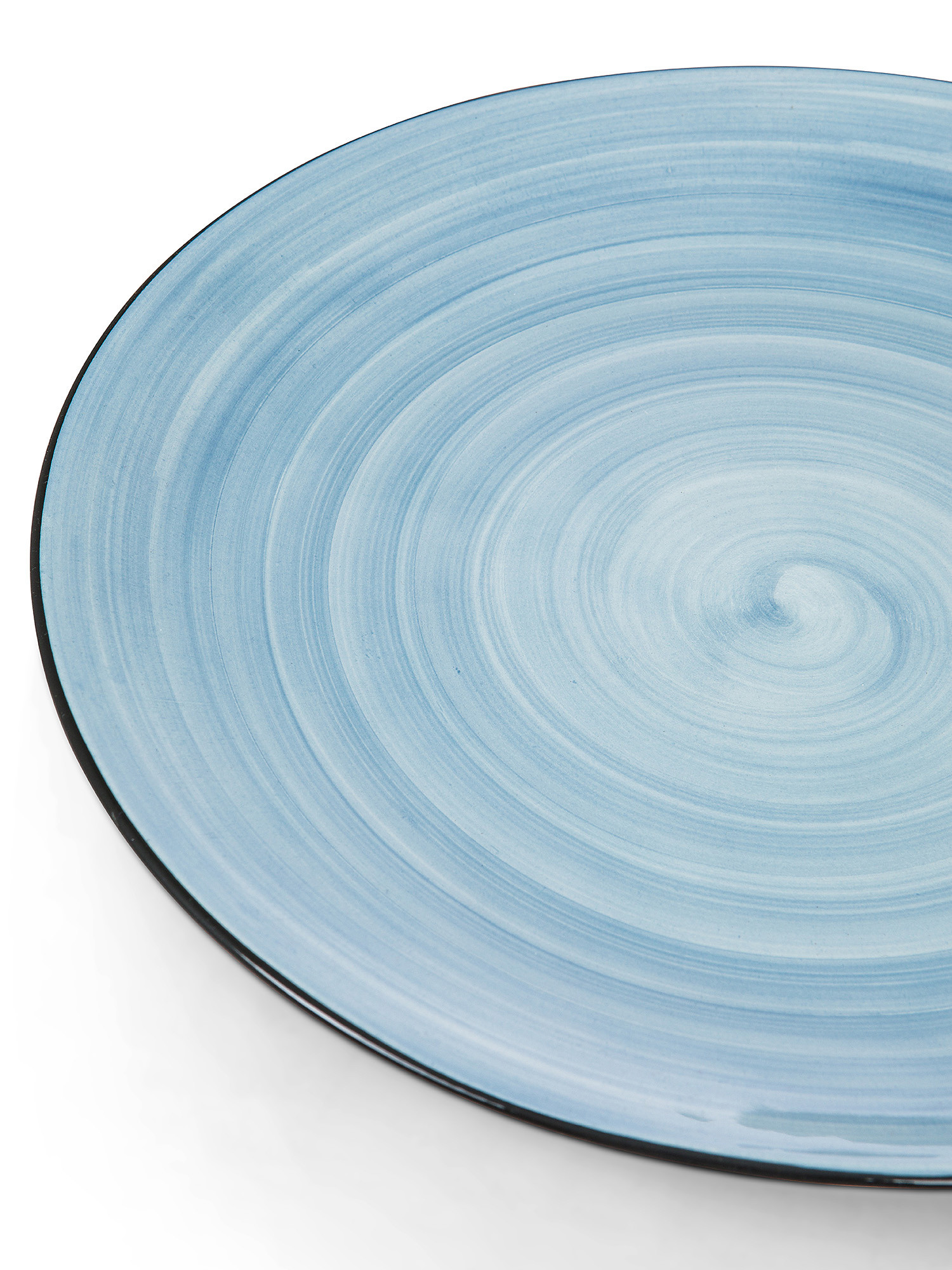 Tokyo stoneware dinner plate, Blue, large image number 1