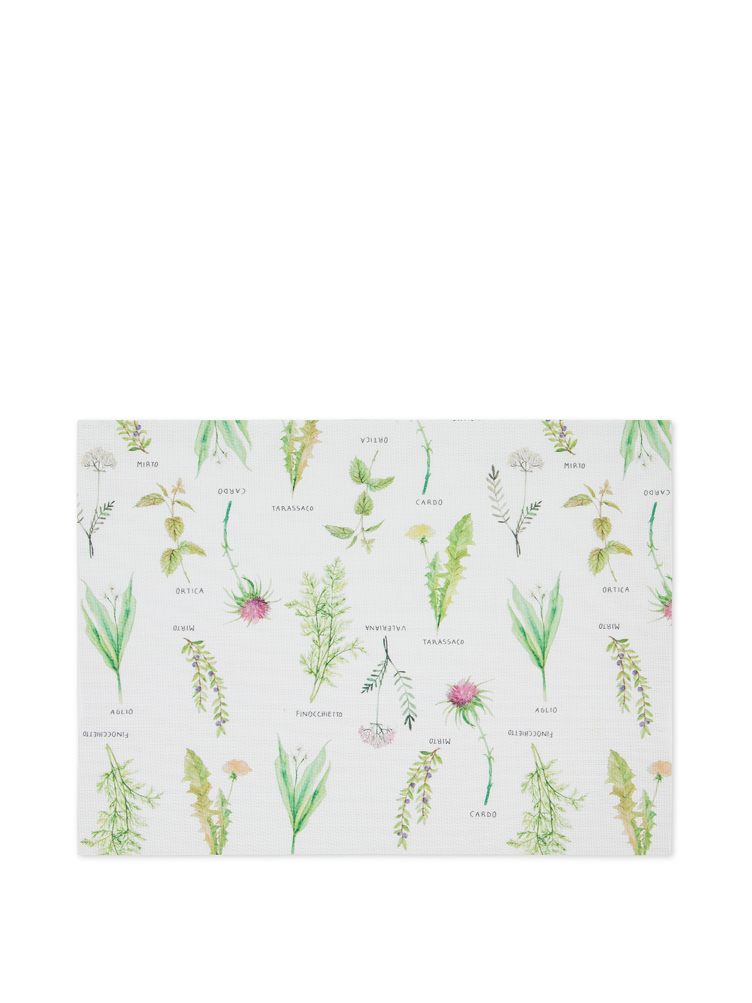Botanical print PVC placemat, Multicolor, large image number 0