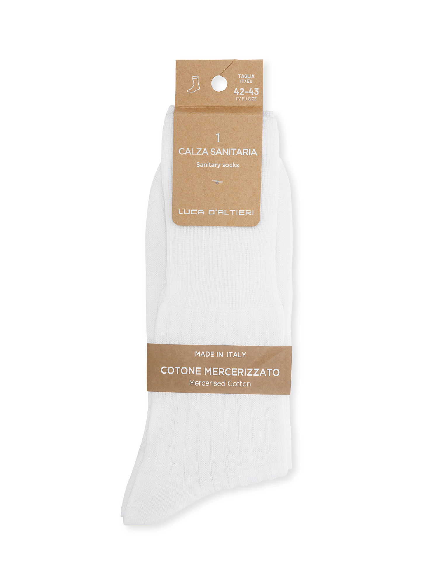 Solid color cotton sanitary short socks, White, large image number 0