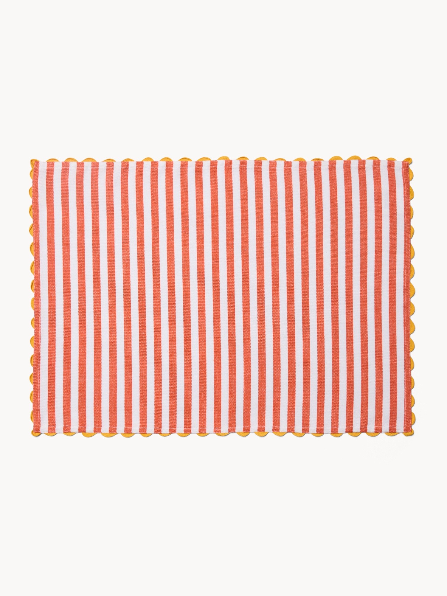 Striped Yarn-Dyed Cotton Placemat - Introductory Price, Multicolor, large image number 1