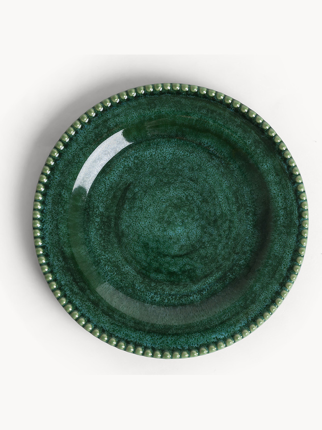 Piatto frutta in ceramica Pearl