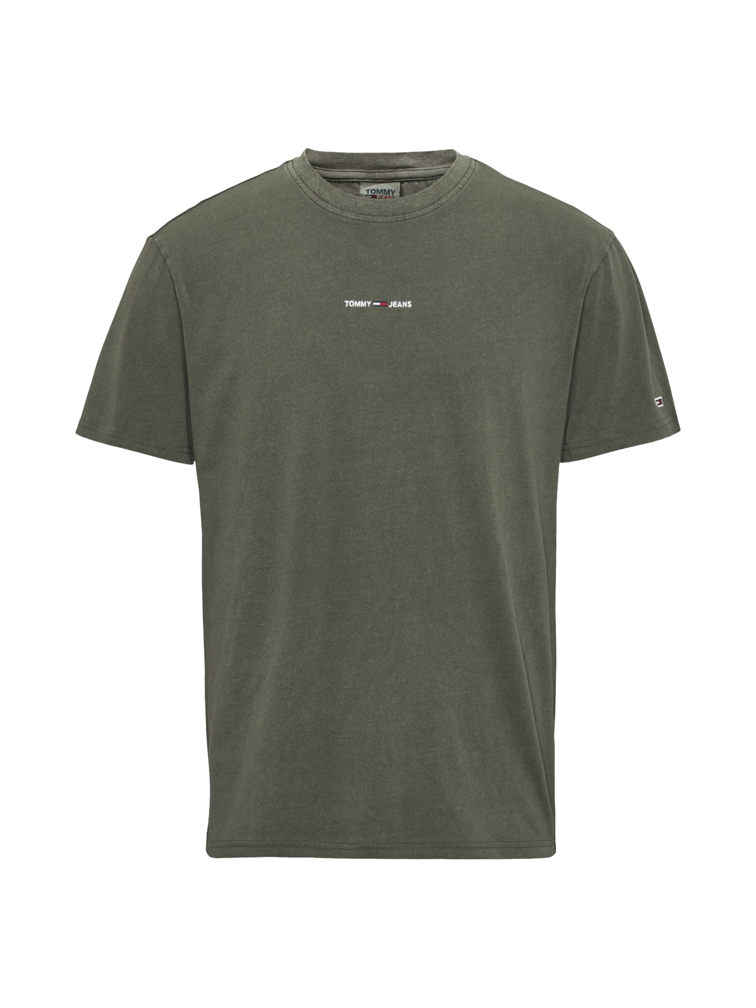 T-shirt with logo, Green, large image number 0