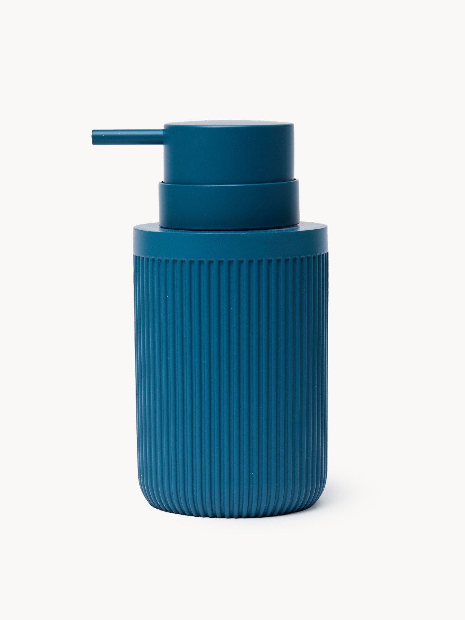 Dispenser in solid color polyresin, Blue, large image number 0