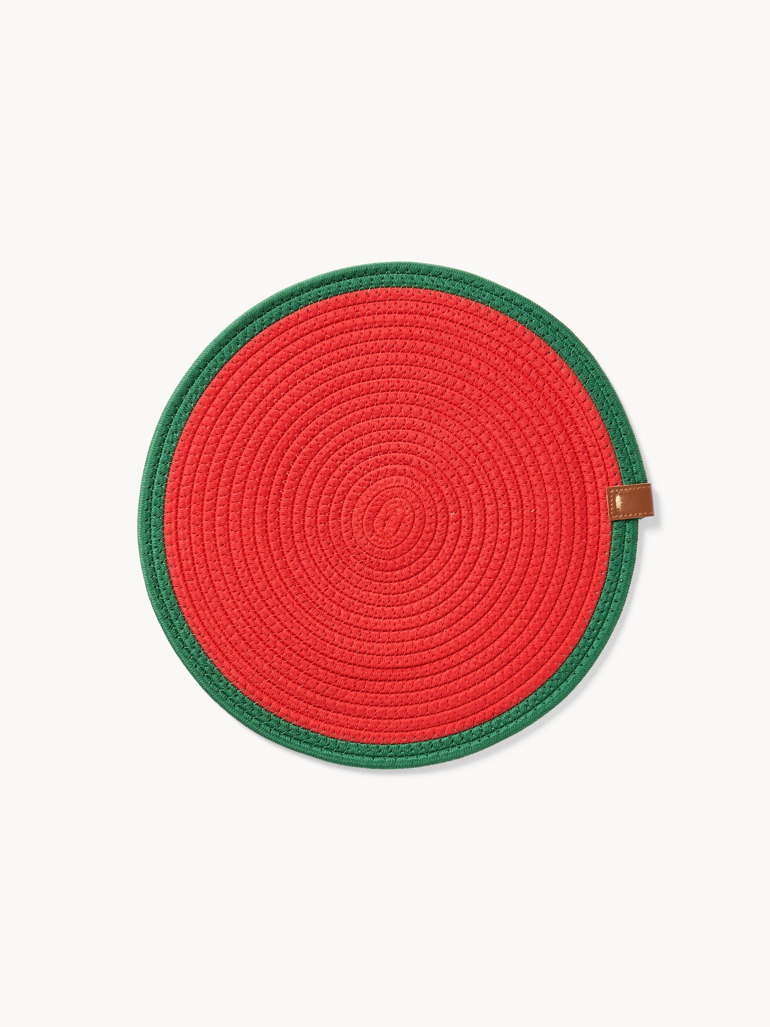 Round two-tone placemat, Multicolor, large image number 0