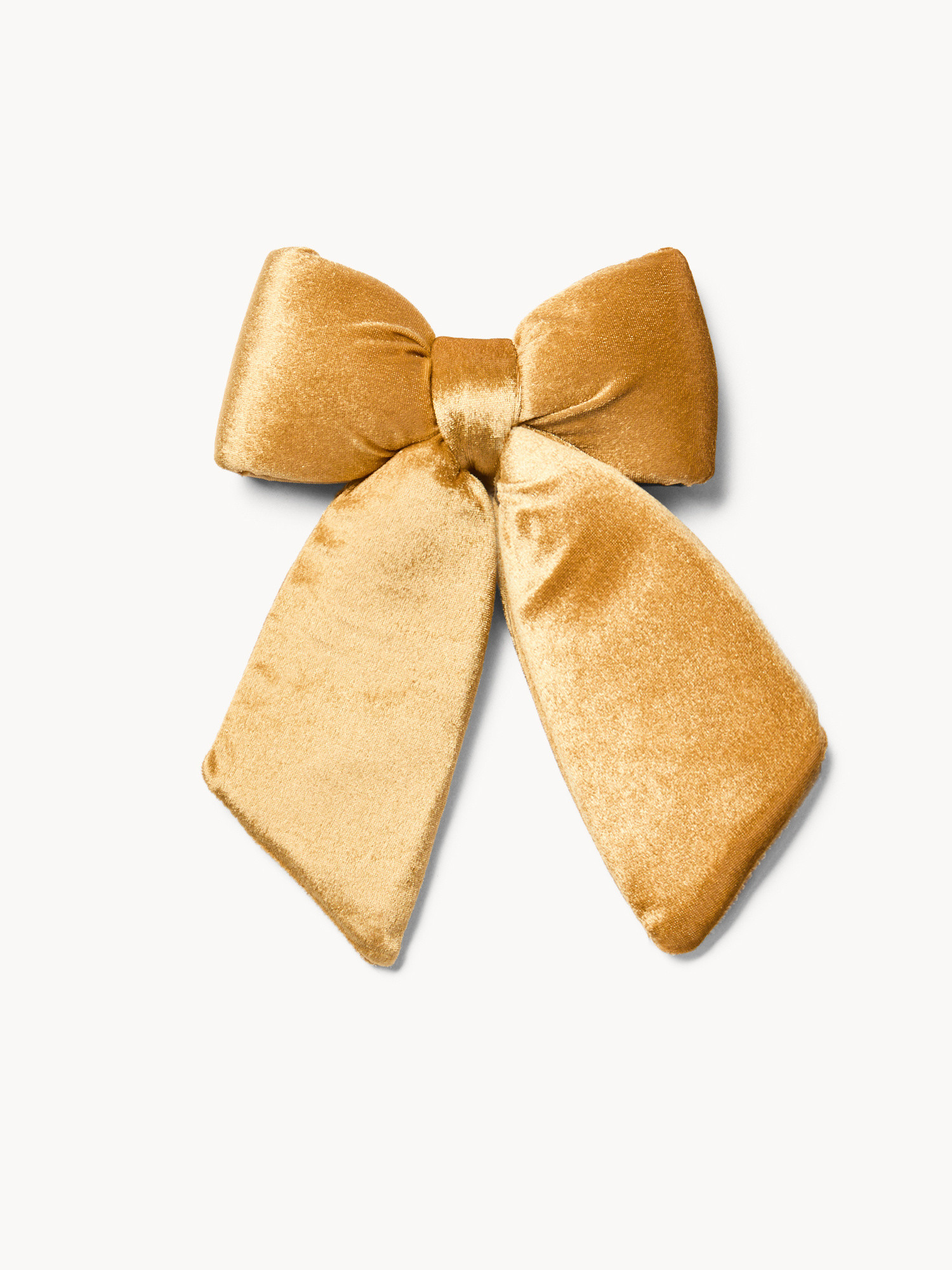 Fiocco in velluto, Oro, large image number 0