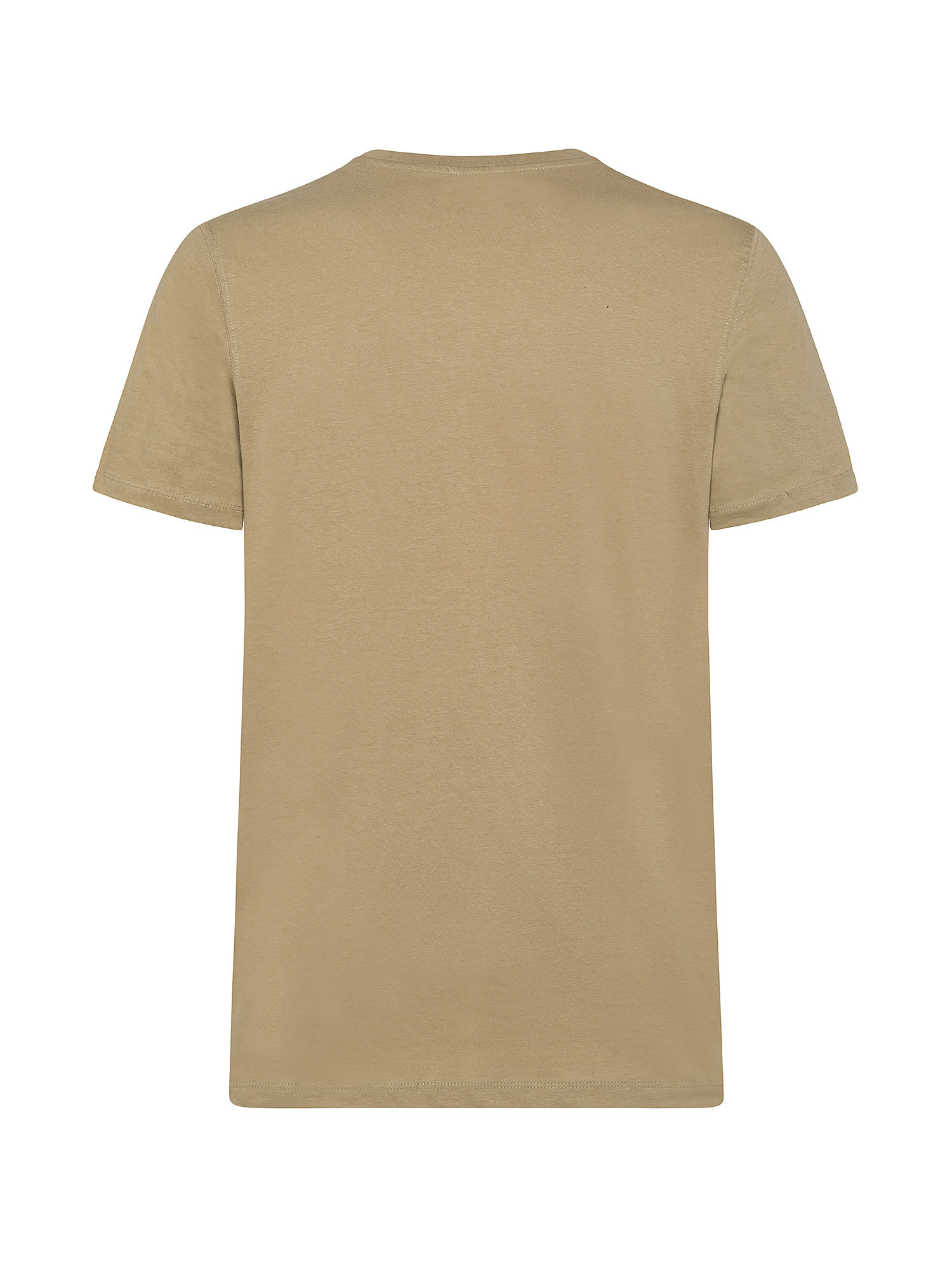 T-shirt with print, Beige, large image number 1