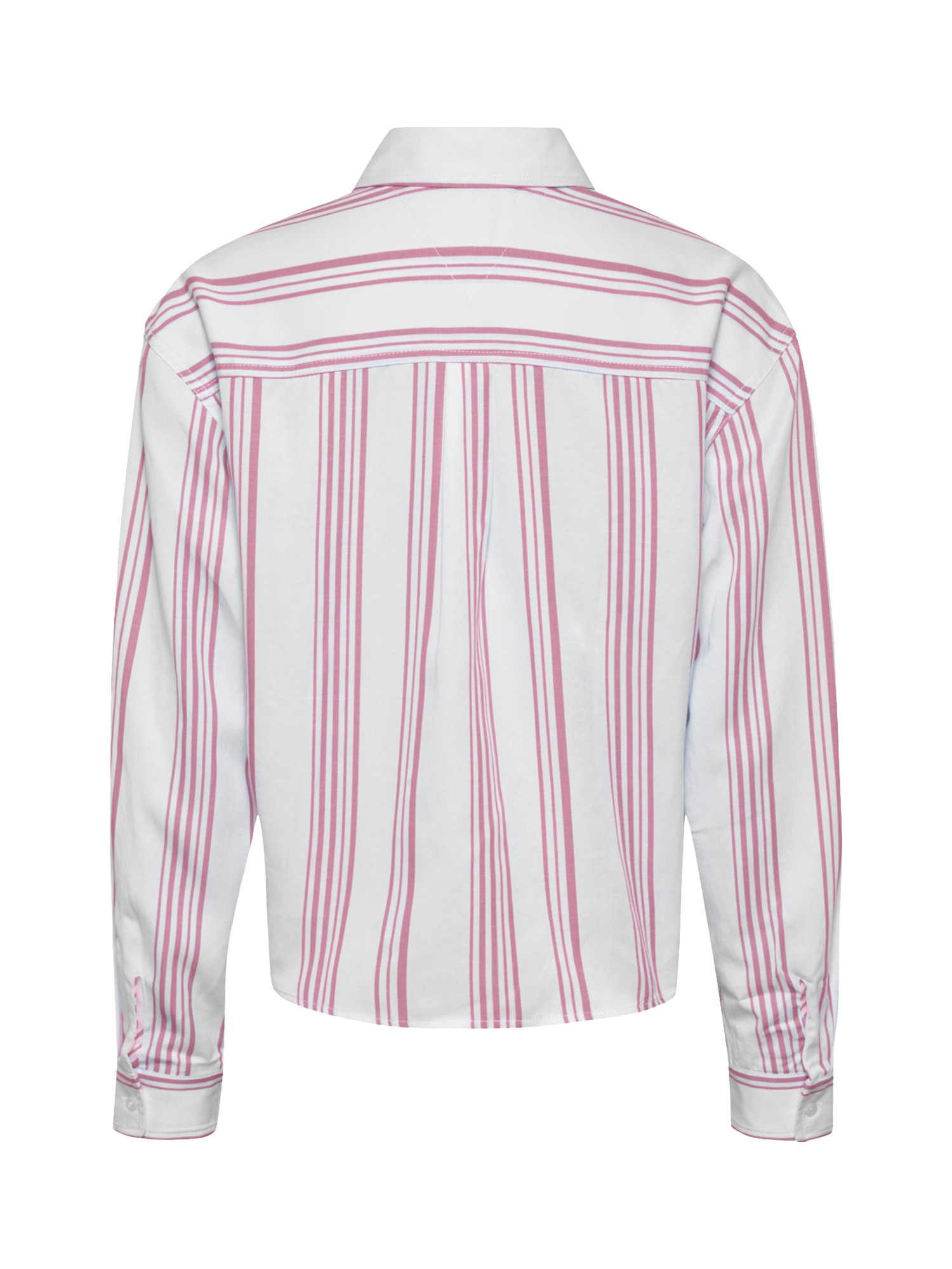 Striped print shirt, Pink, large image number 1