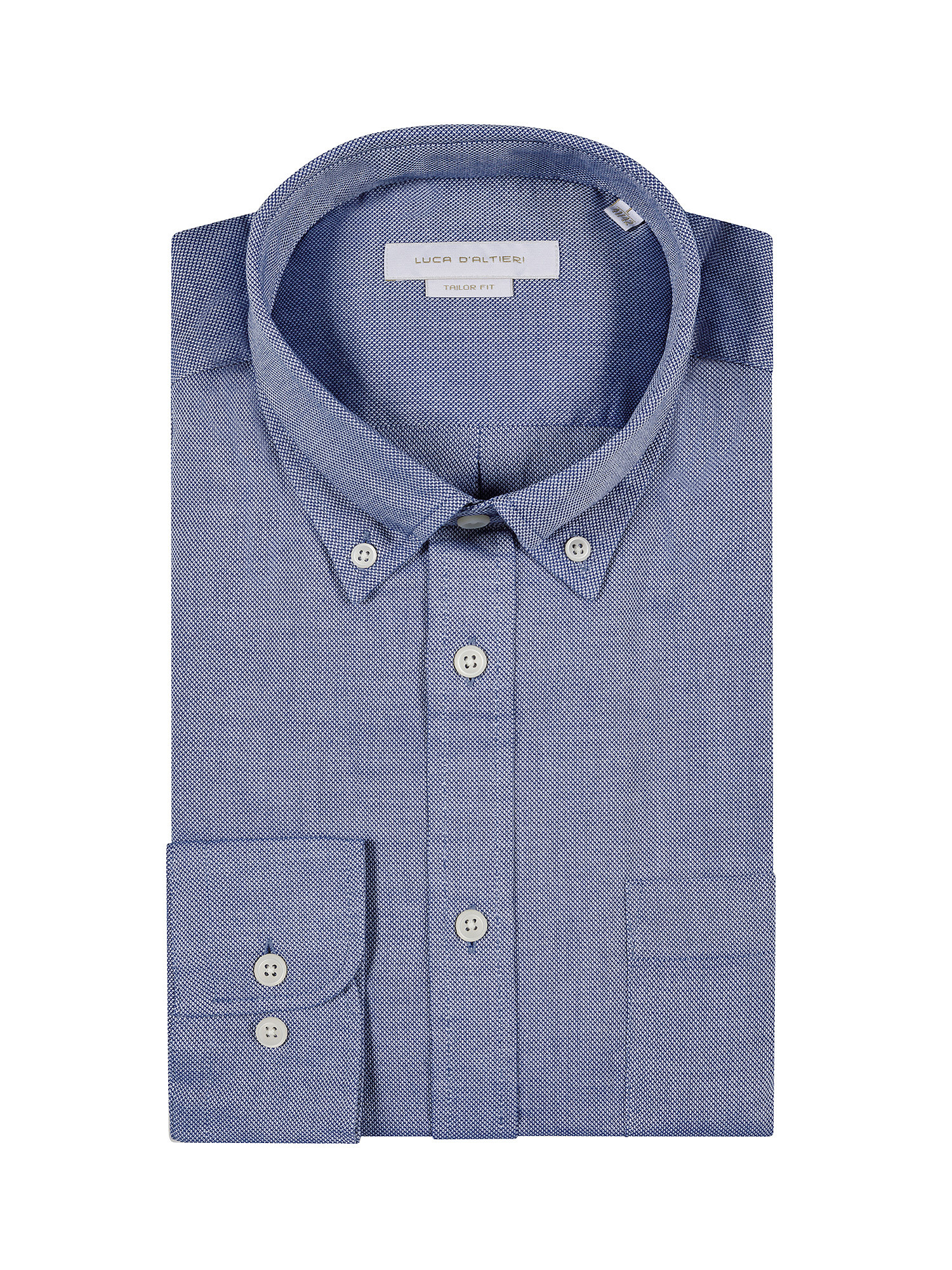 Oxford fabric shirt, Blue, large image number 2