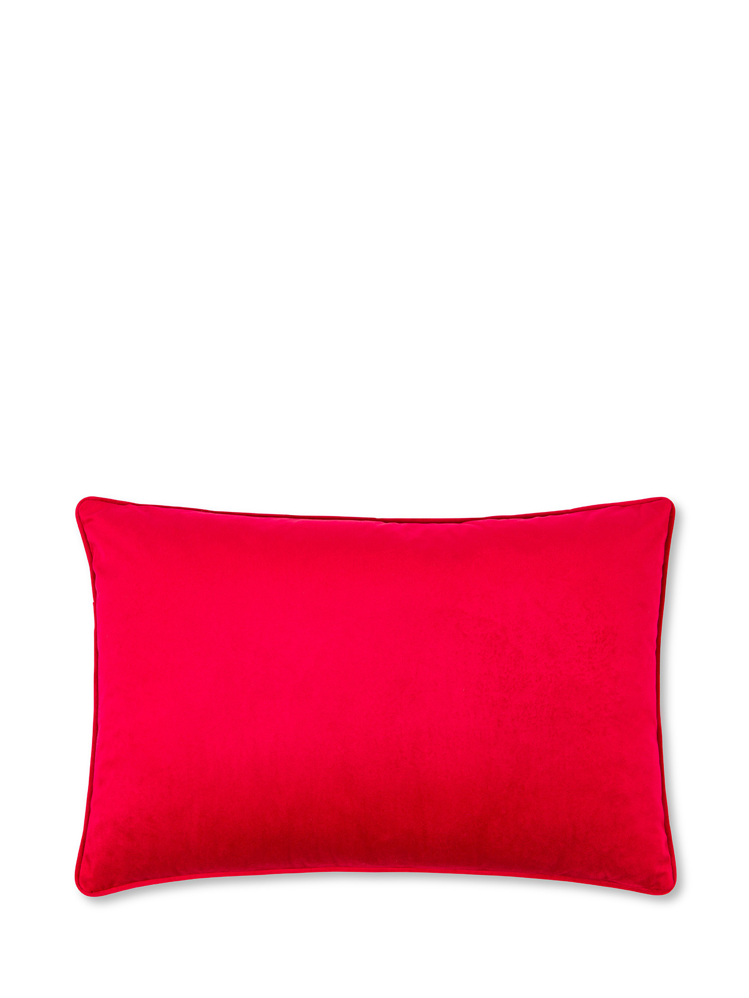 Velvet cushion 40x60cm, Red, large image number 0