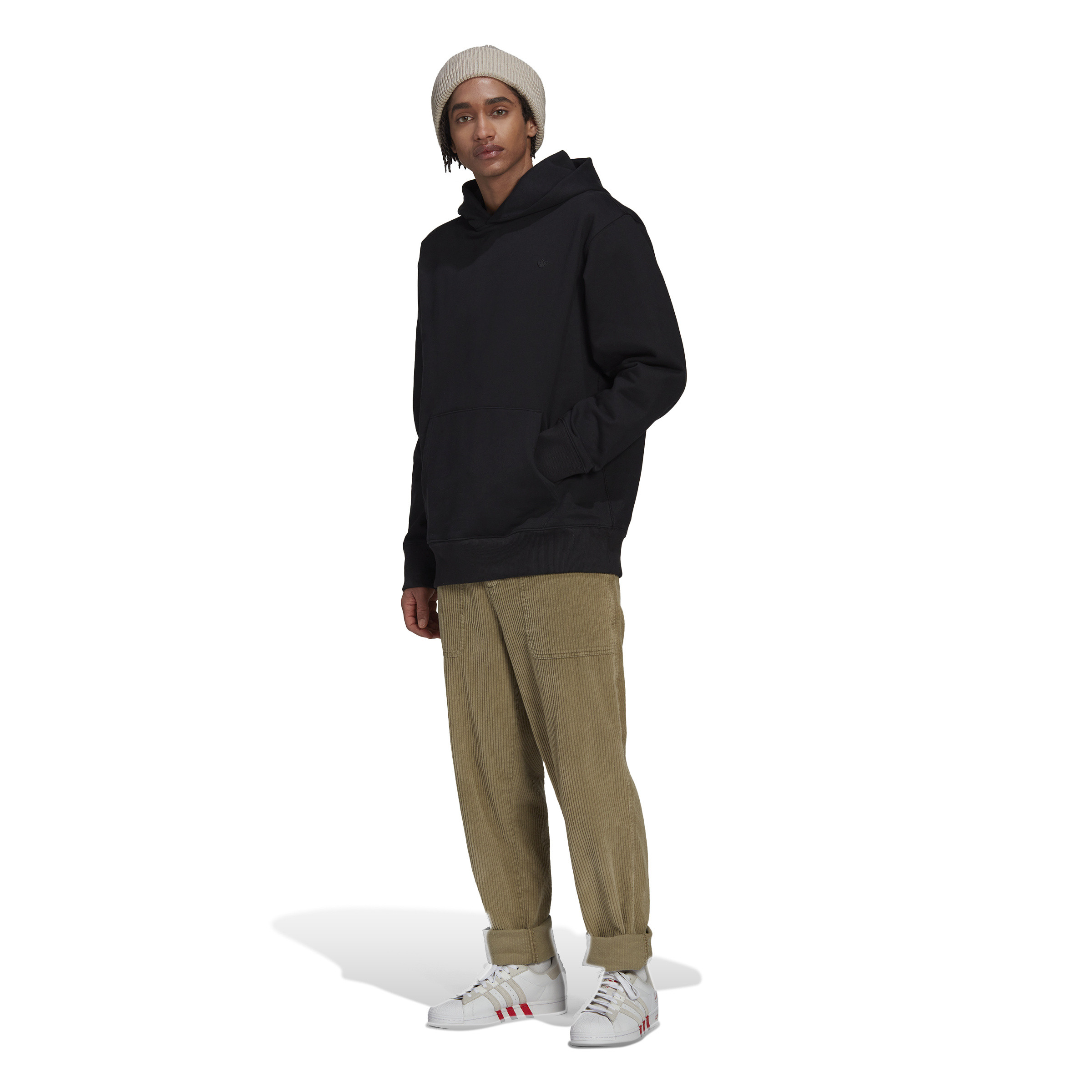 Adidas - Hooded sweatshirt adicolor, Black, large image number 6