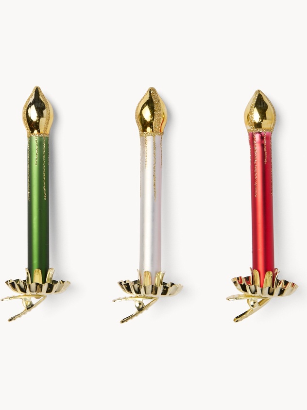 Glass tree decoration