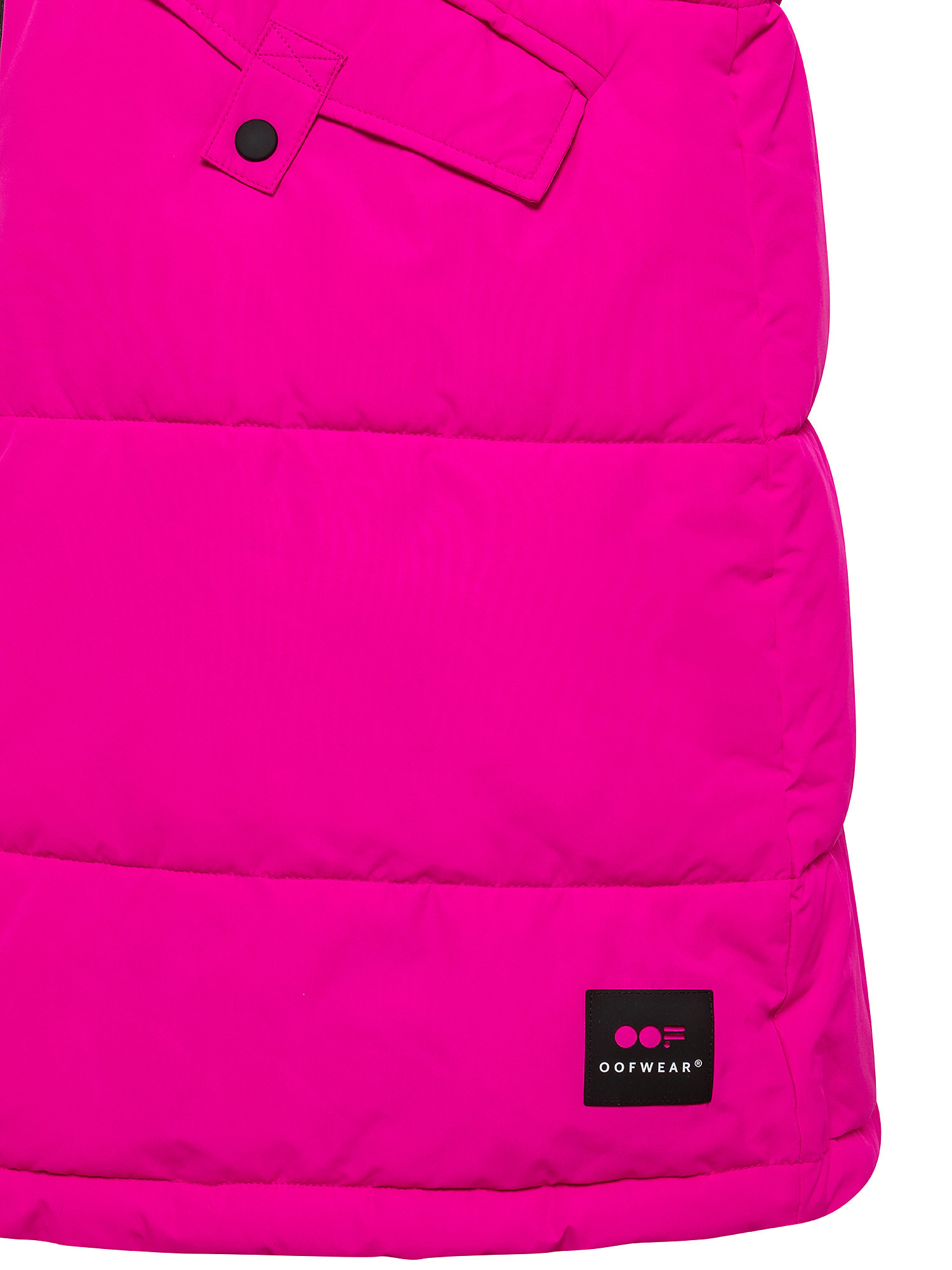 Padded vest with hood, Pink Fuchsia, large image number 2