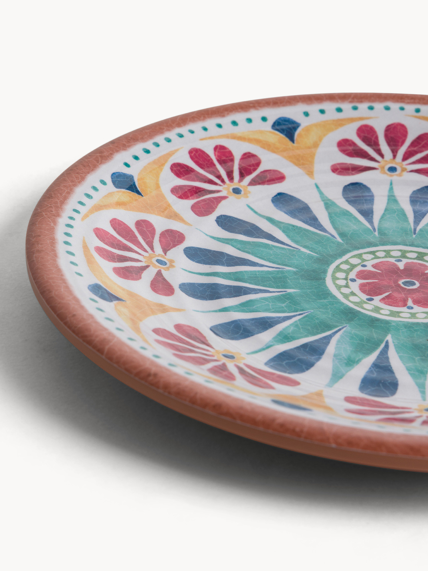Piatto frutta in melammina Artisan, Multicolor, large image number 2