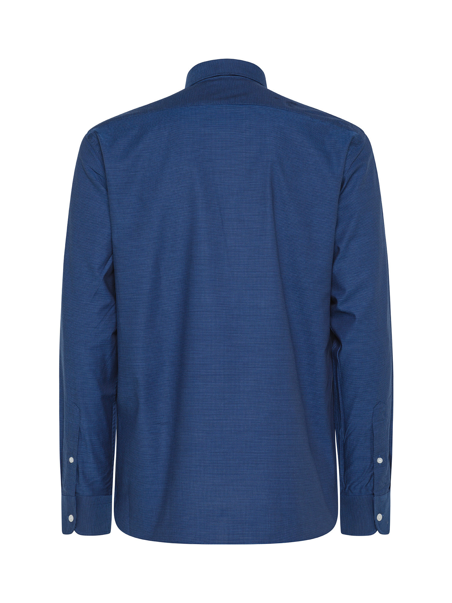 Luca D'Altieri - Tailor fit shirt in pure cotton, Blue, large image number 1