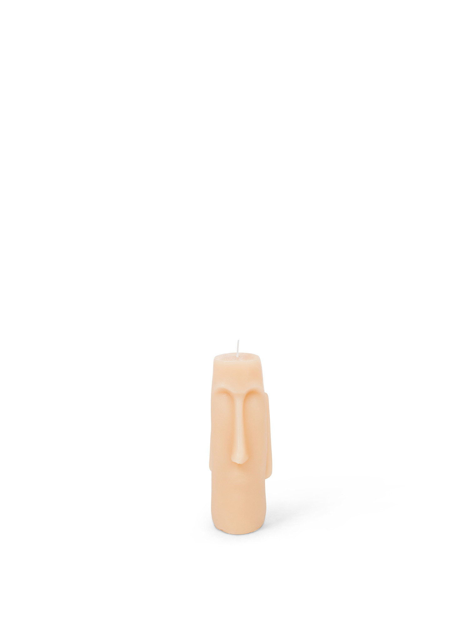 Face candle, Beige, large image number 0