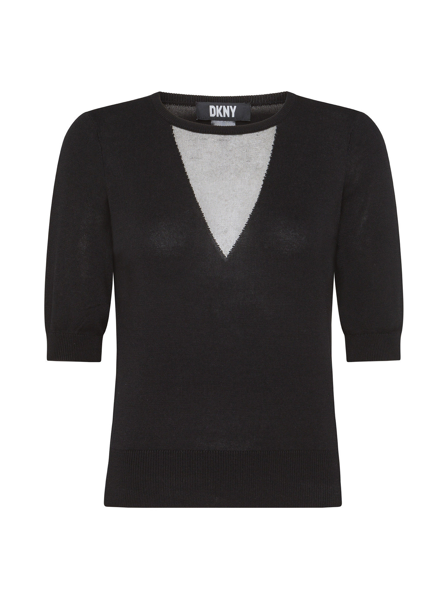 DKNY - V-neck sweater, Black, large image number 0