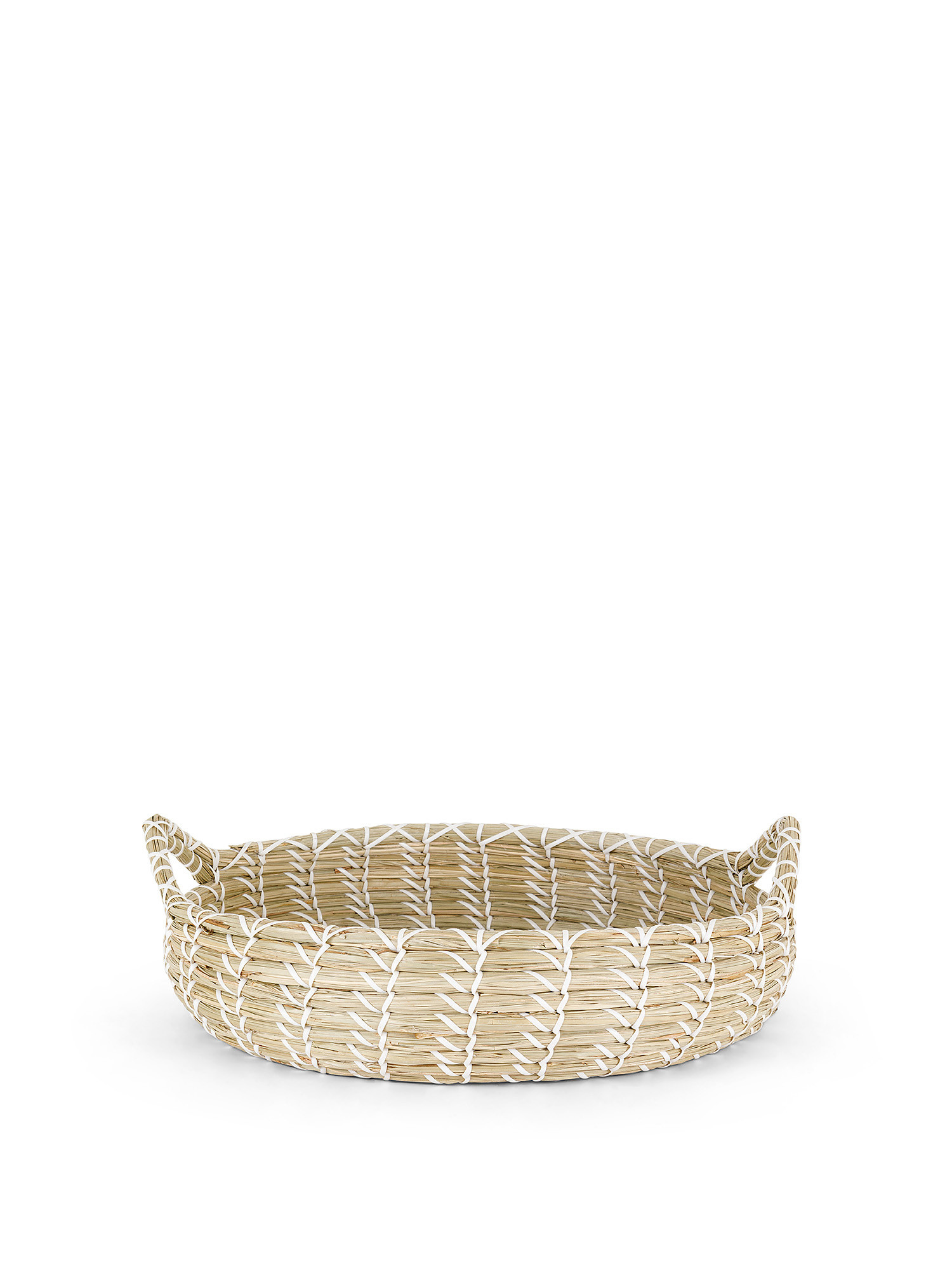 Basket 2 handles in seagrass, Beige, large image number 0