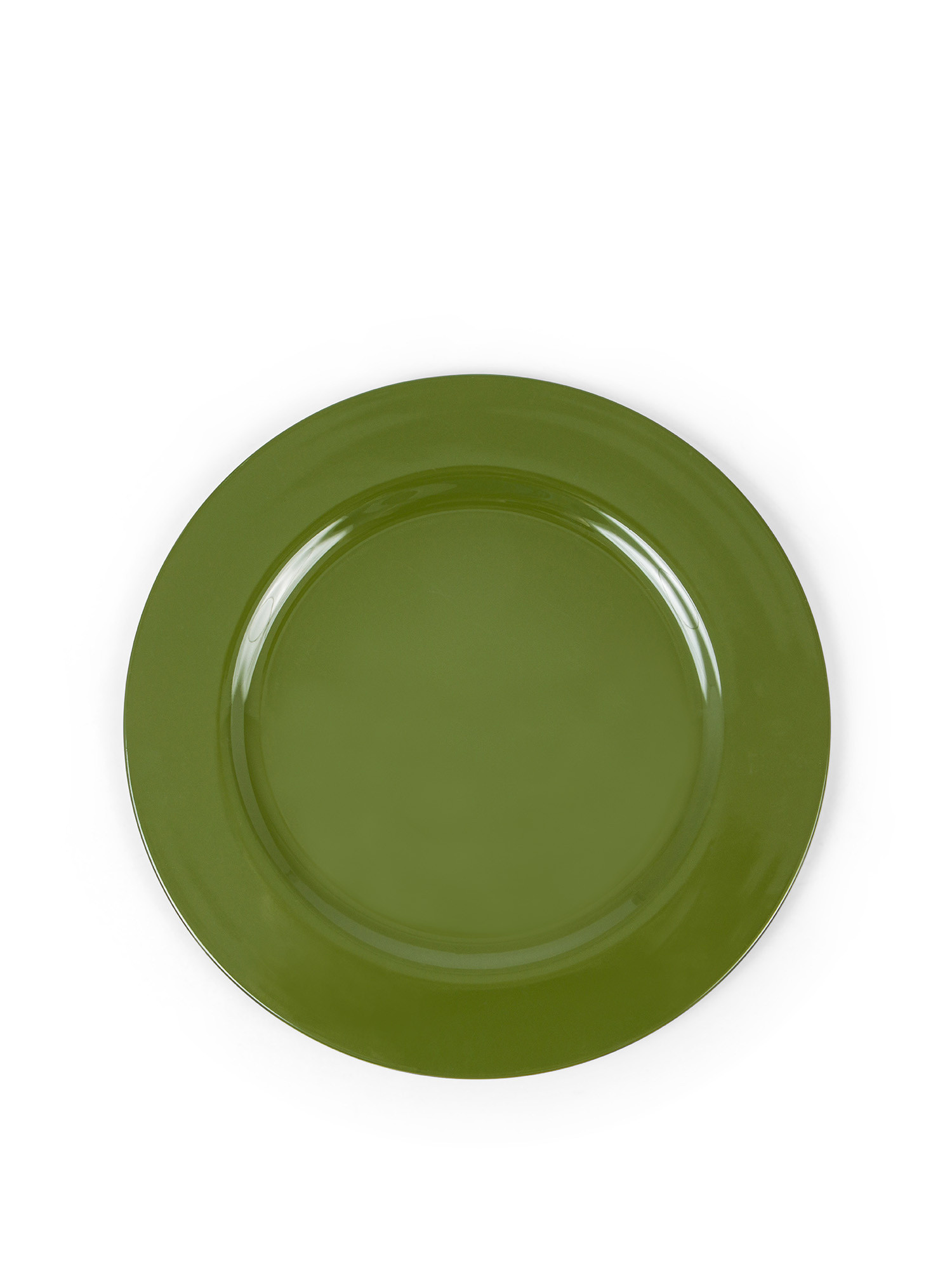 Plain plastic underplate, Green, large image number 0
