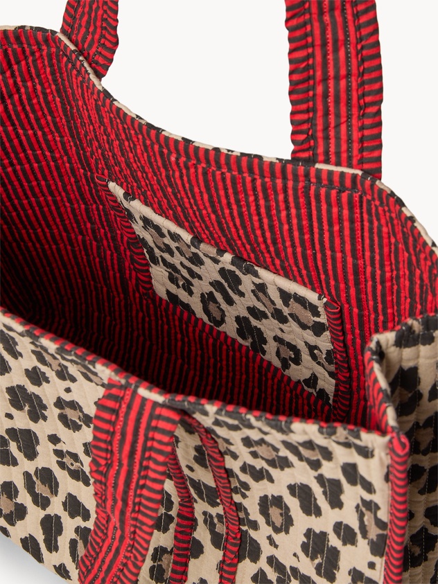 Animal Print Shopper Bag