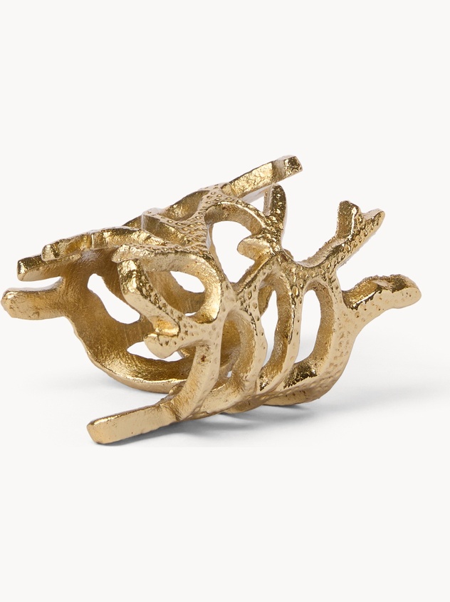 Portatovagliolo in alluminio a corallo