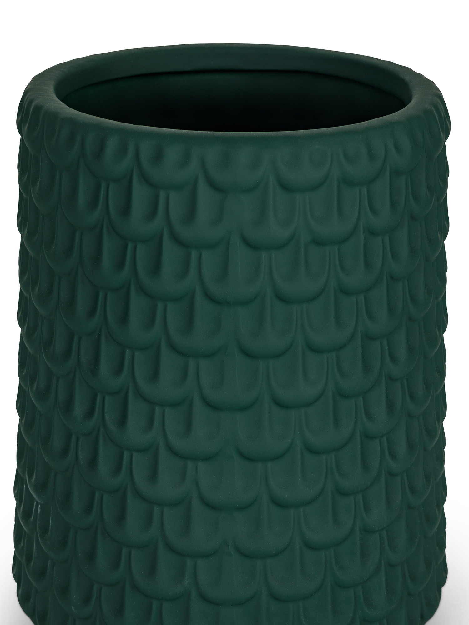 Ceramic vase, Green, large image number 1