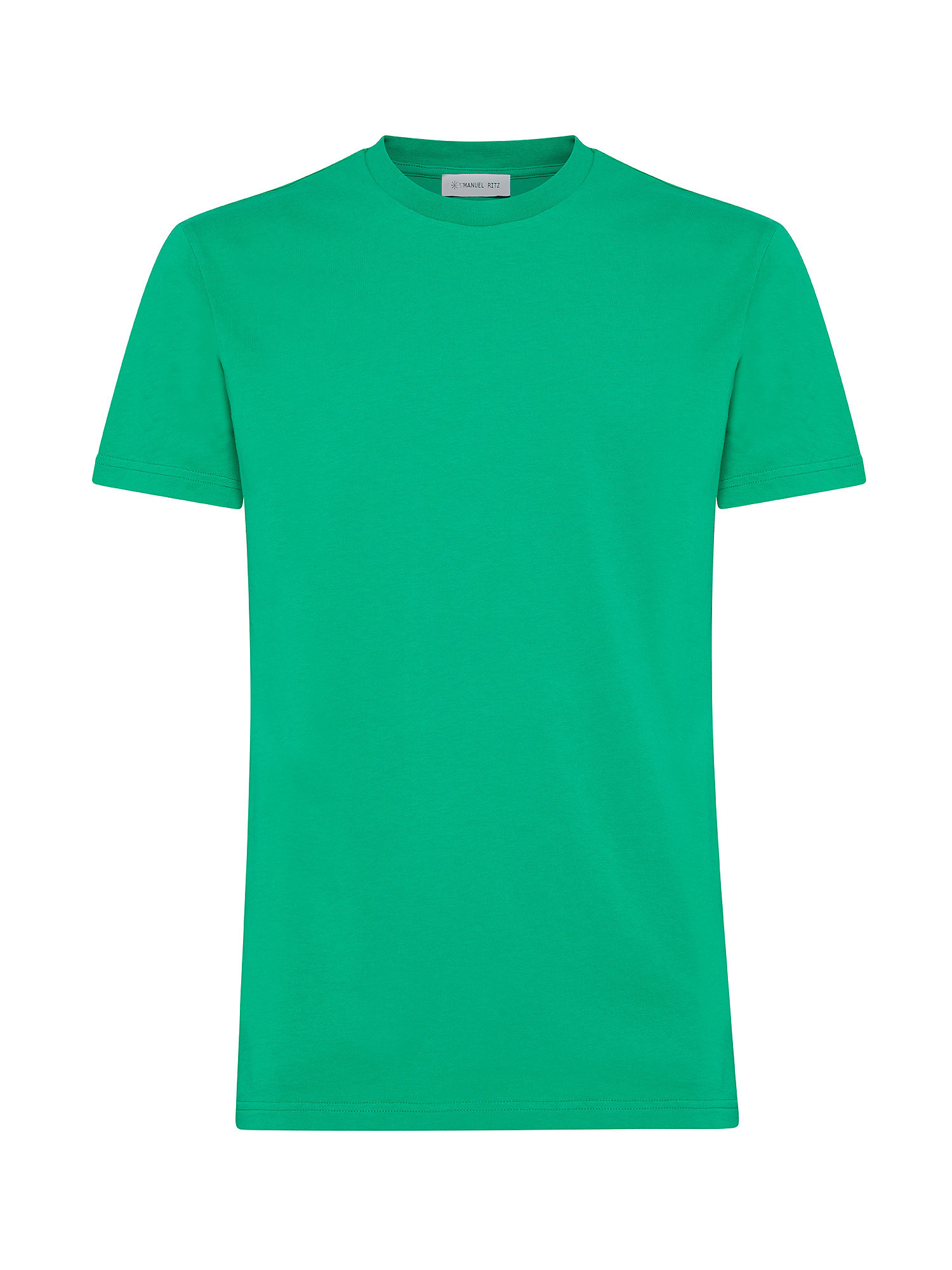 Manuel Ritz - T-shirt in cotone, Verde, large image number 0