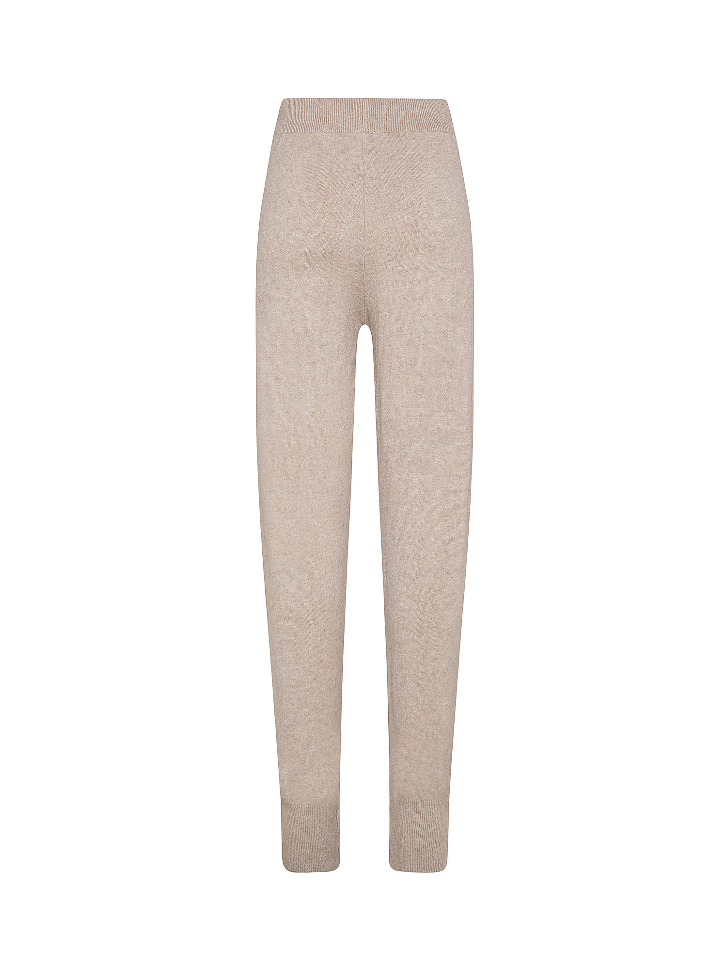 Knitted trousers, Beige, large image number 1