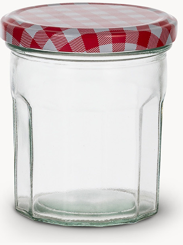 Vasetto vetro tappo vichy