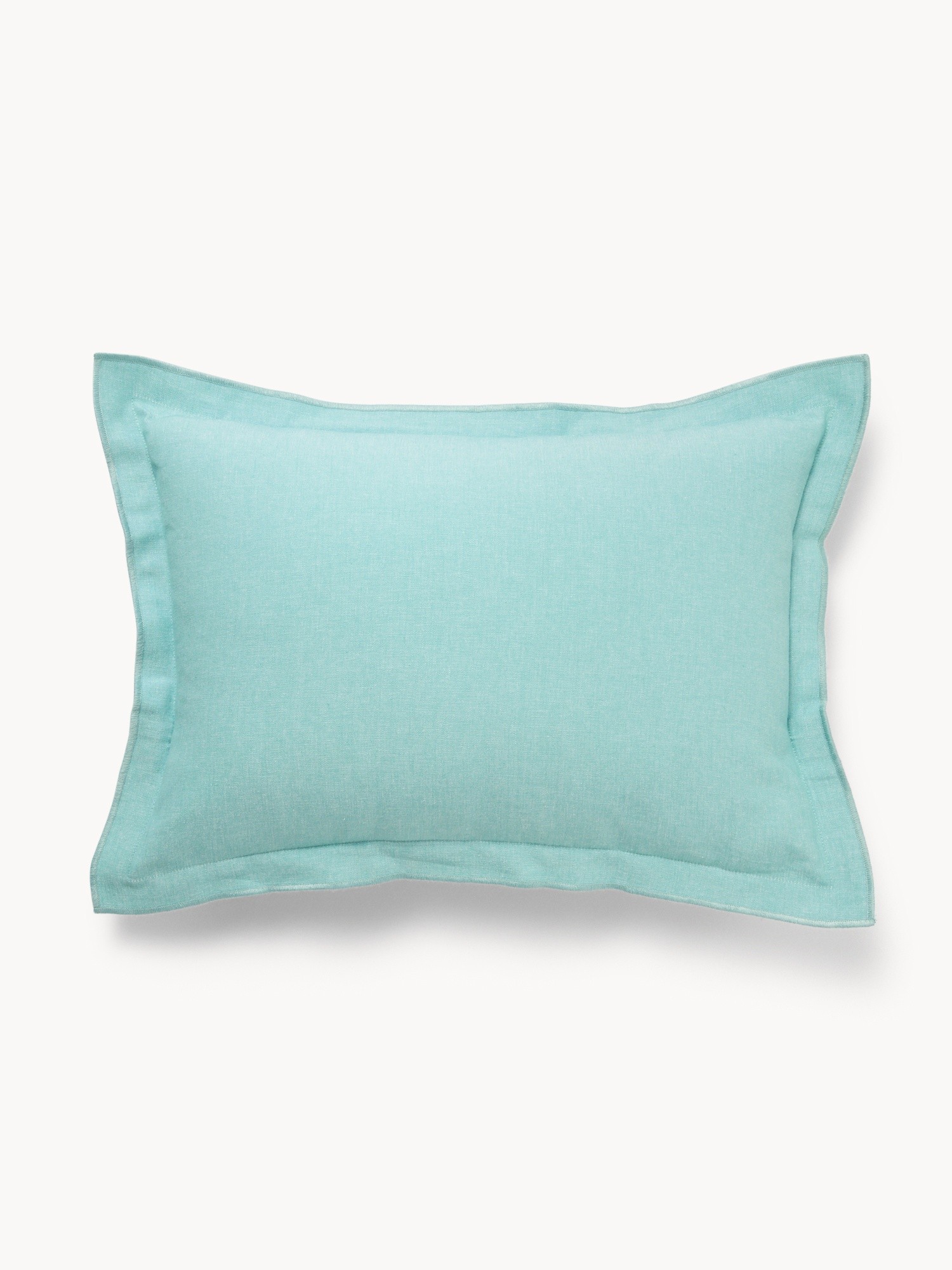 Chambray Cotton Pillow 35x50cm - Introductory Price, Light Blue, large image number 0