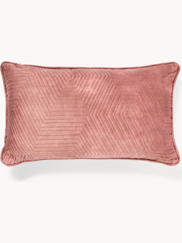 Geometric Pattern Velvet Cushion 30x50cm  - Discounted Price
