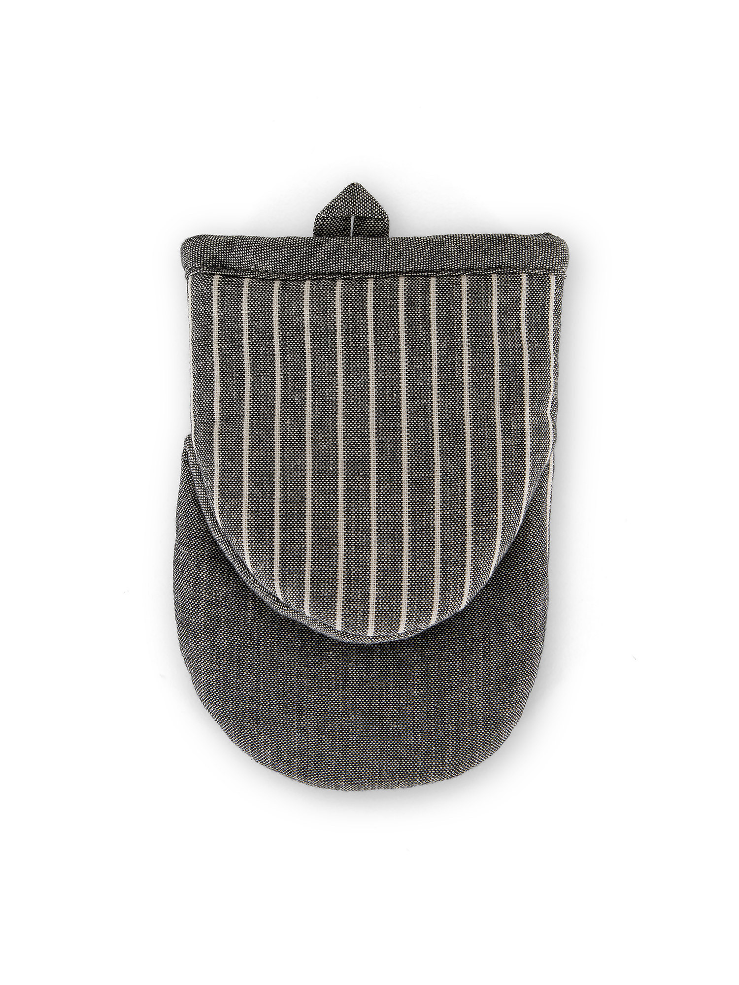Striped kitchen glove, Grey, large image number 0