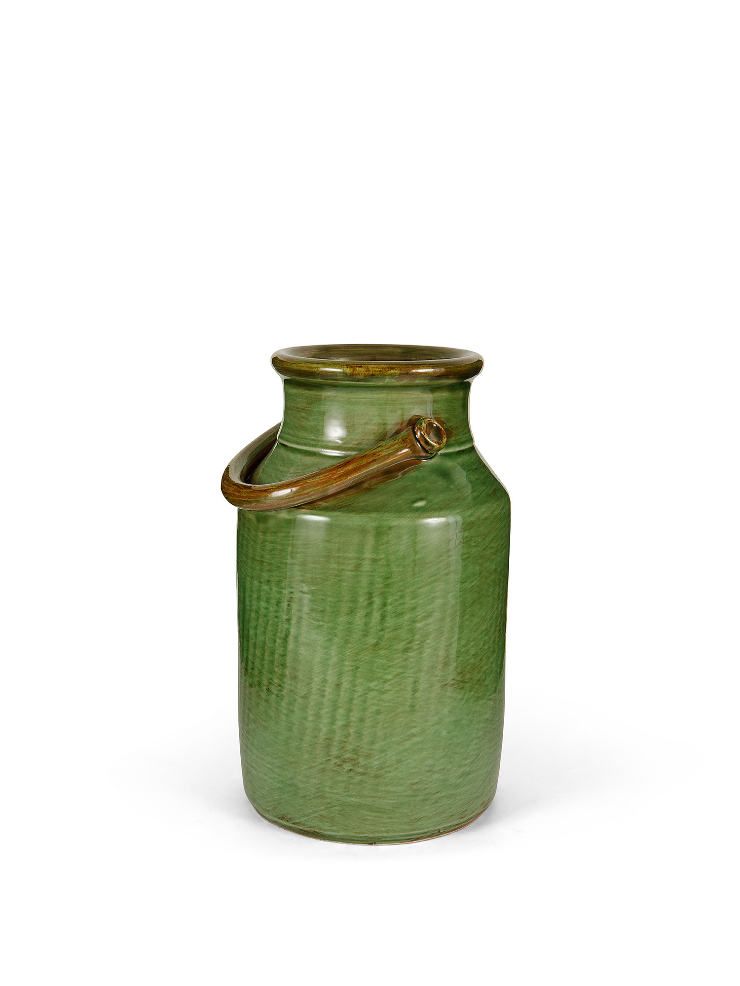 Ceramic vase by Ceramiche Pugliesi Fratelli Colì, Green, large image number 0