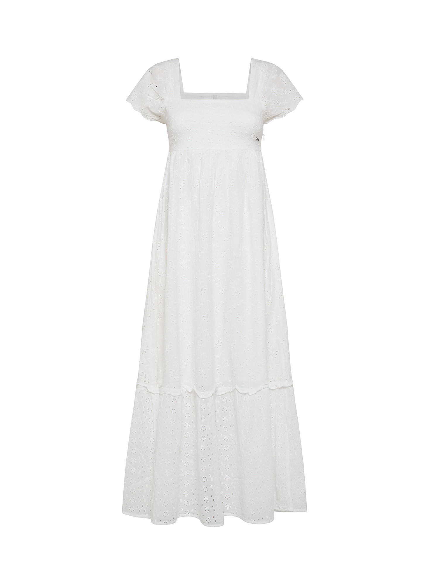 Pepe Jeans - Openwork dress in cotton, White, large image number 0