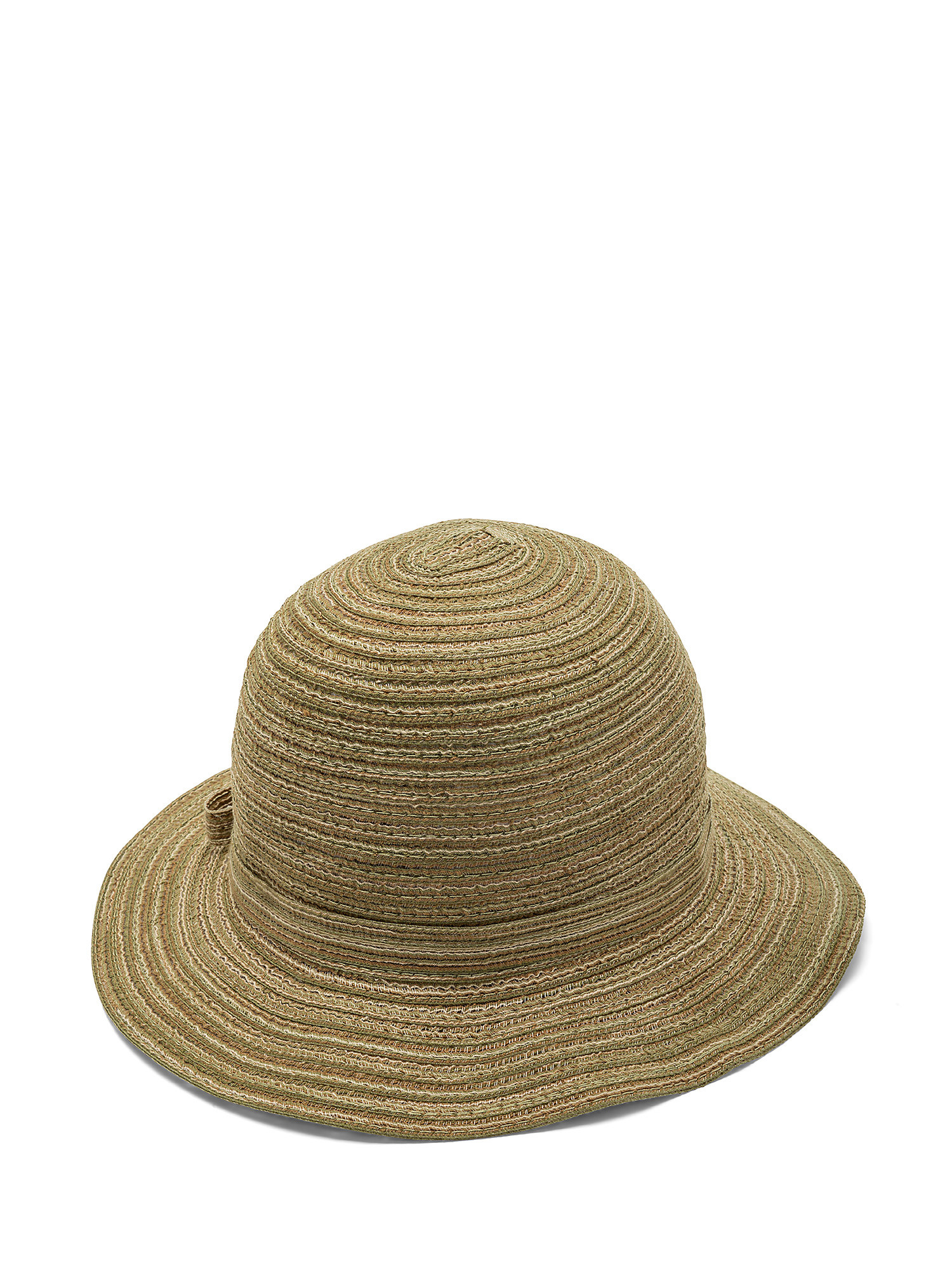 Multi-line knit hat, Green, large image number 0
