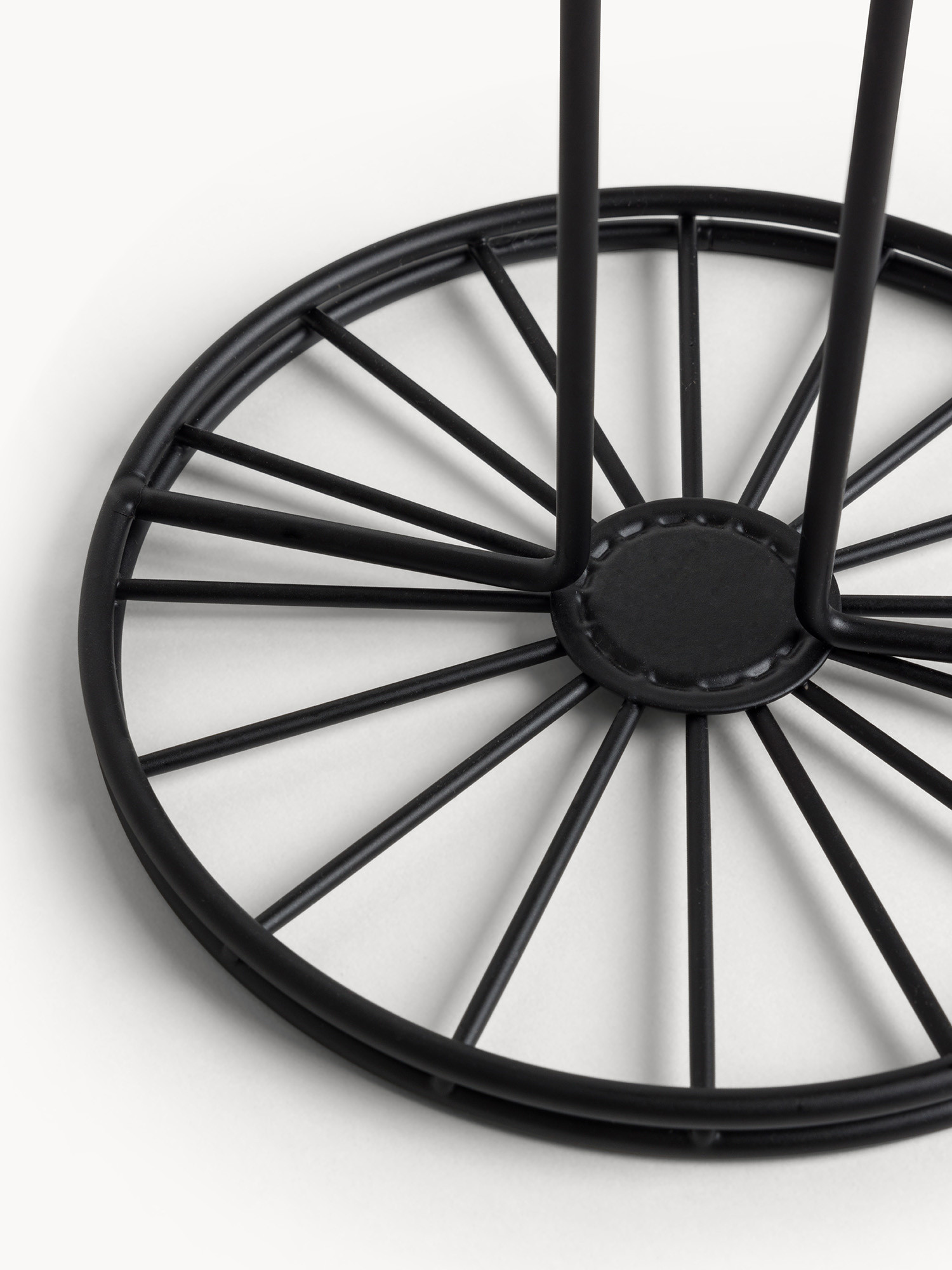 Roll holder black thread, Black, large image number 1